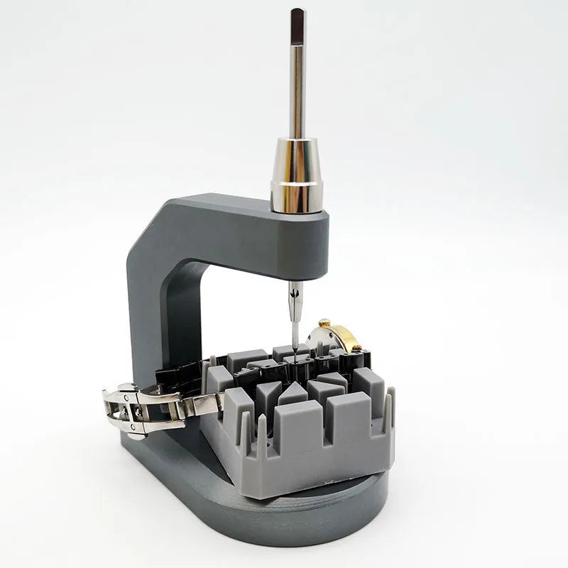 Silver tool steel press strap removal tool for watches and jewellery with 0.5-1.6mm blades.