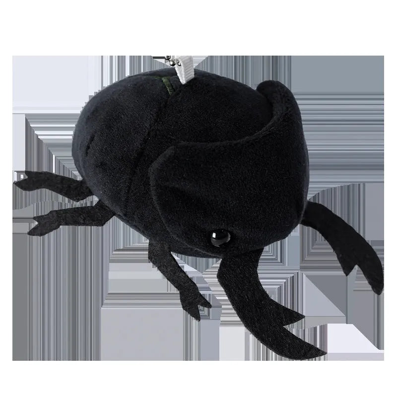 10cm Japanese rhinoceros beetle plush doll pendant in six colour variations