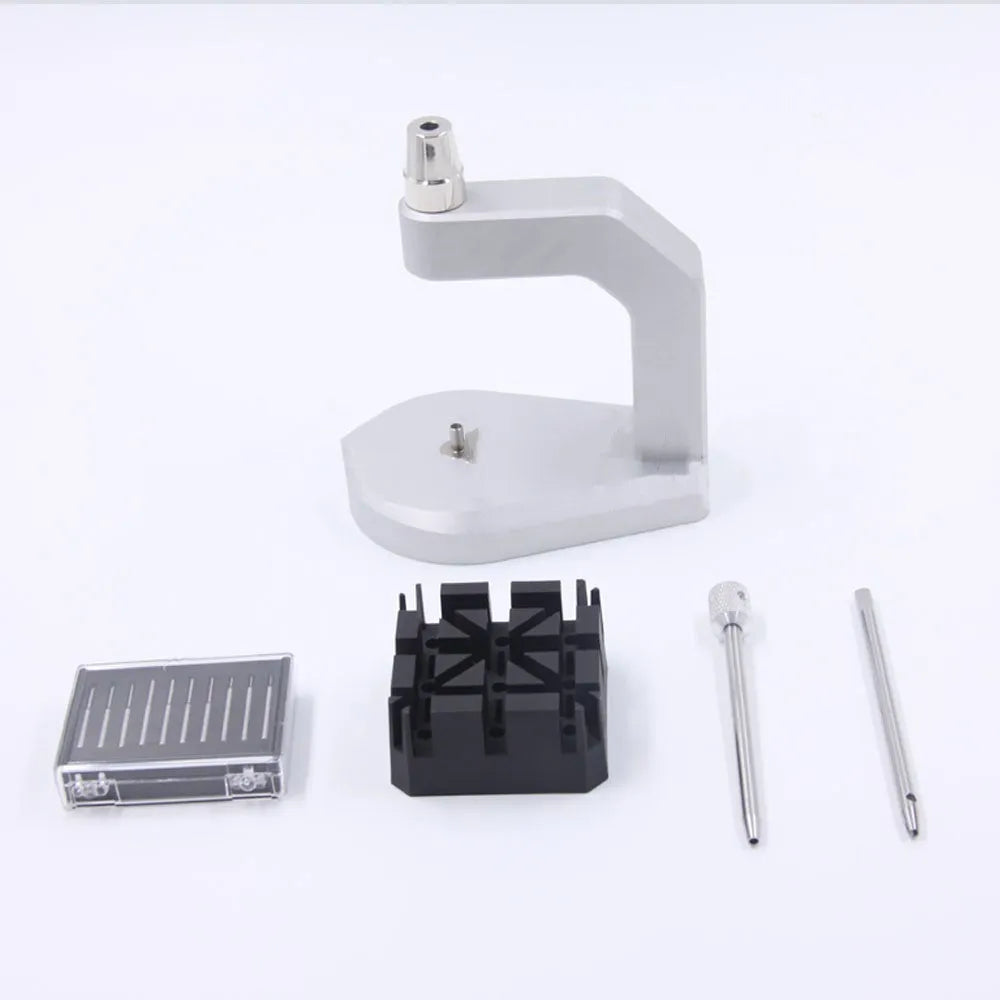 Silver tool steel press strap removal tool for watches and jewellery with 0.5-1.6mm blades.