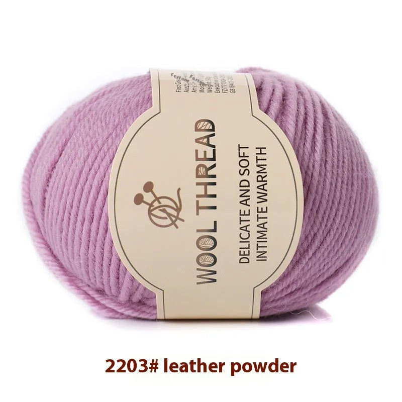 A single roll of hand-knitting wool yarn in a colour choice from over 30 options, for making baby clothes.