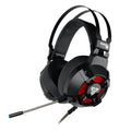 FANTECH HG11 black USB gaming headset with RGB lights showing microphone and 7.1 surround sound branding