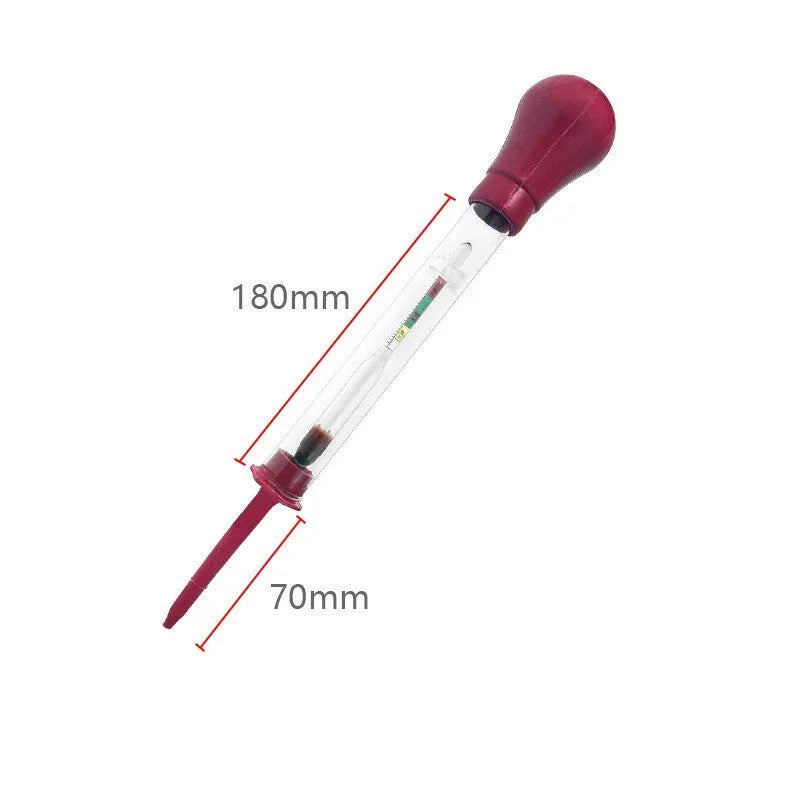 Glass electrohydraulic hydrometer for automobile battery testing with 330mm length
