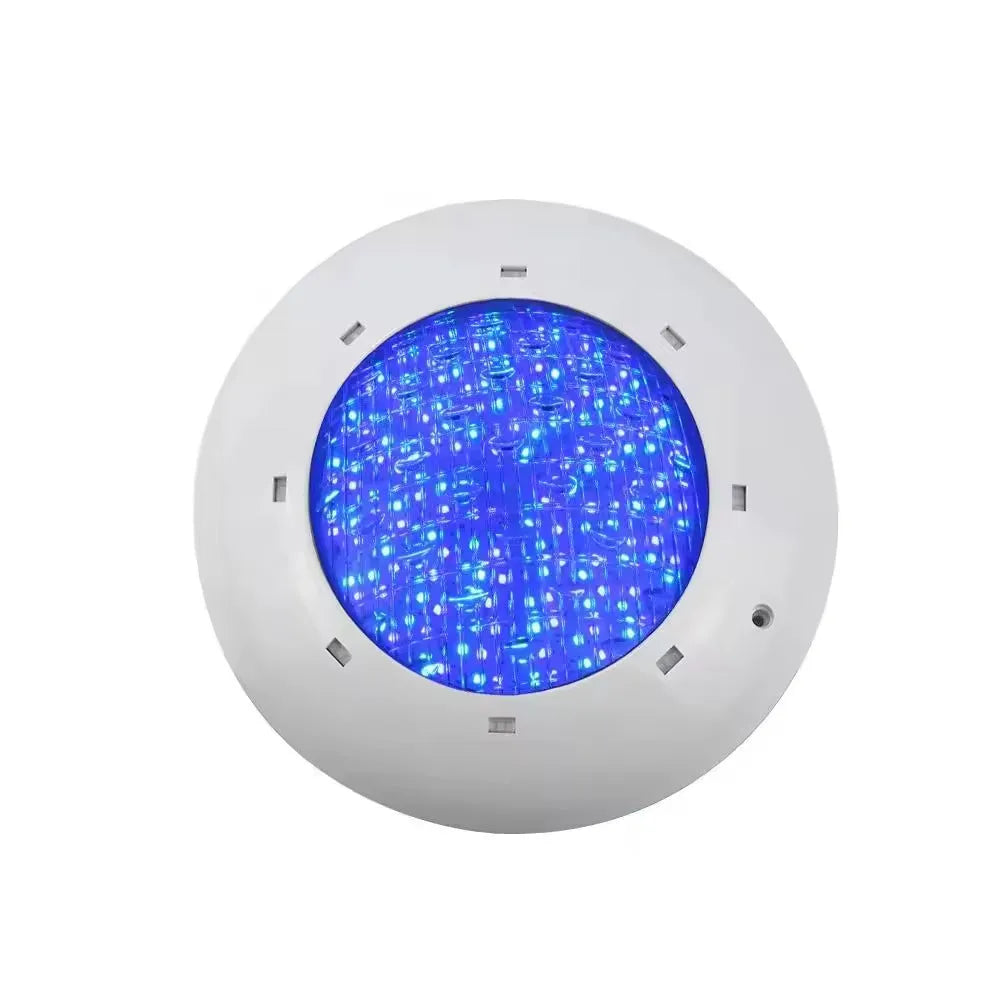 Round plastic IP68 underwater wall-mounted lamp 280mm diameter 70mm thickness warm white cool white RGB
