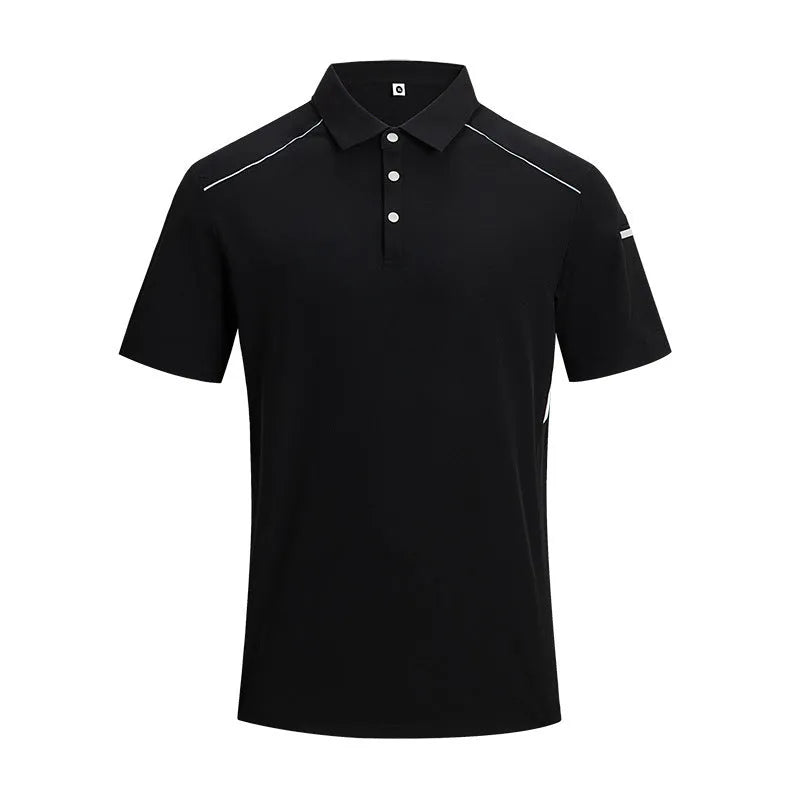 Men's quick-dry work t-shirt with ice feeling technology in solid colours