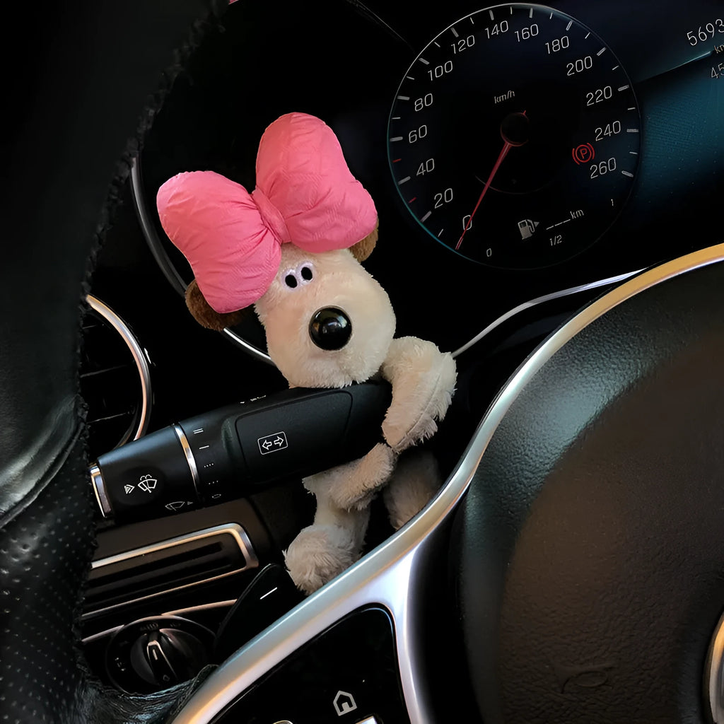 Cotton car dashboard ornament doll in character design options