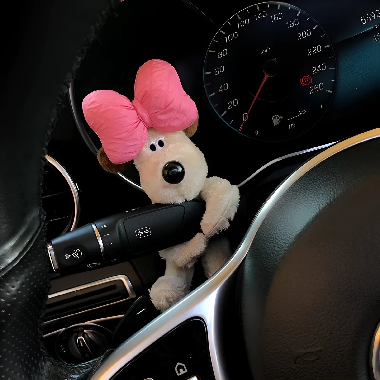 Cotton car dashboard ornament doll in character design options