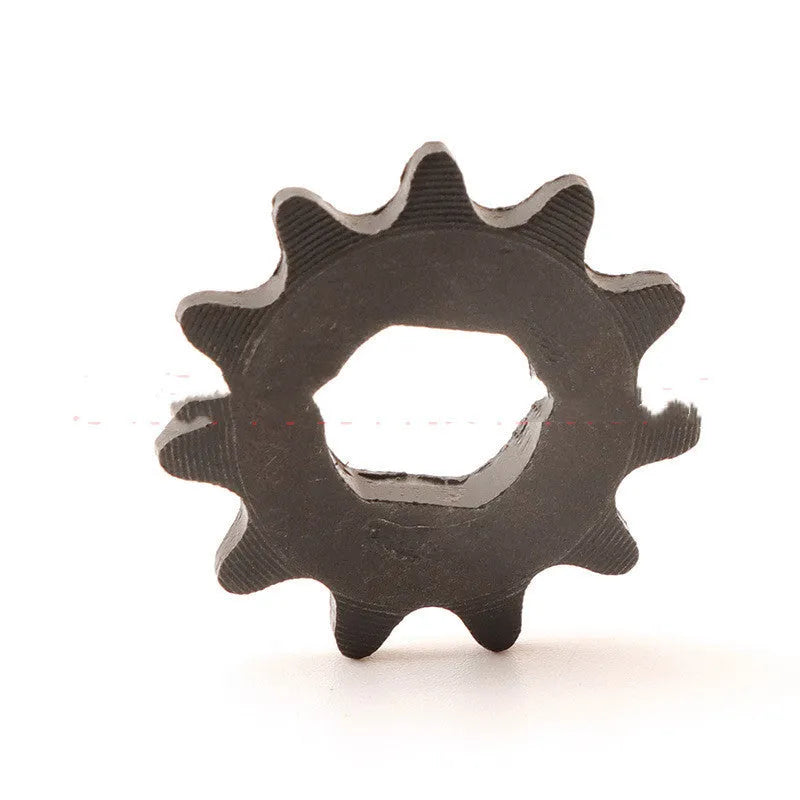 Cast iron 11-tooth motorcycle sprocket with non-circular design for 25hT8F chain reduction motors