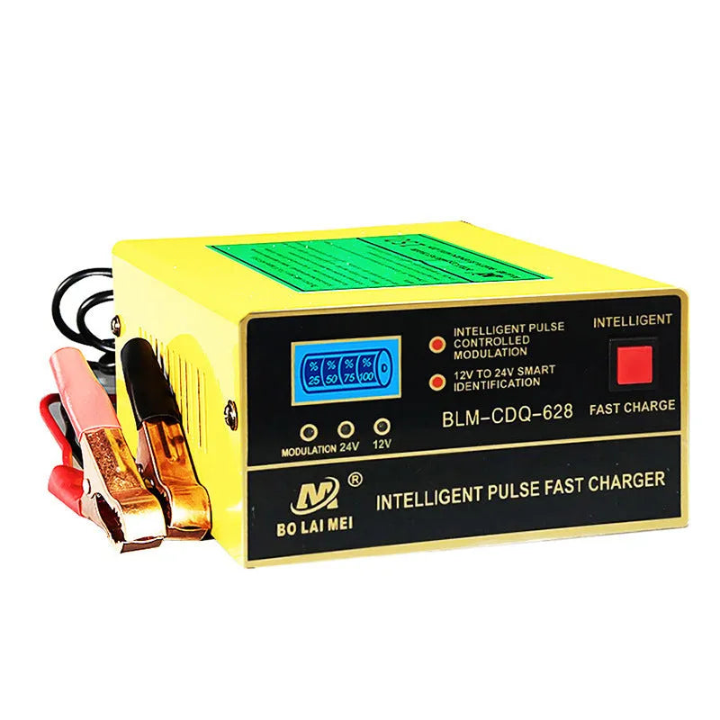 BT 168 model 12V 24V car battery charger with American plug for lead acid batteries