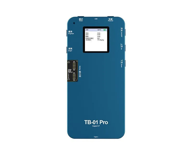 Intelligent mobile phone screen tester device for professional repair diagnostics with ABS and metal housing