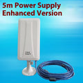 White high power USB wireless network card with type USB interface