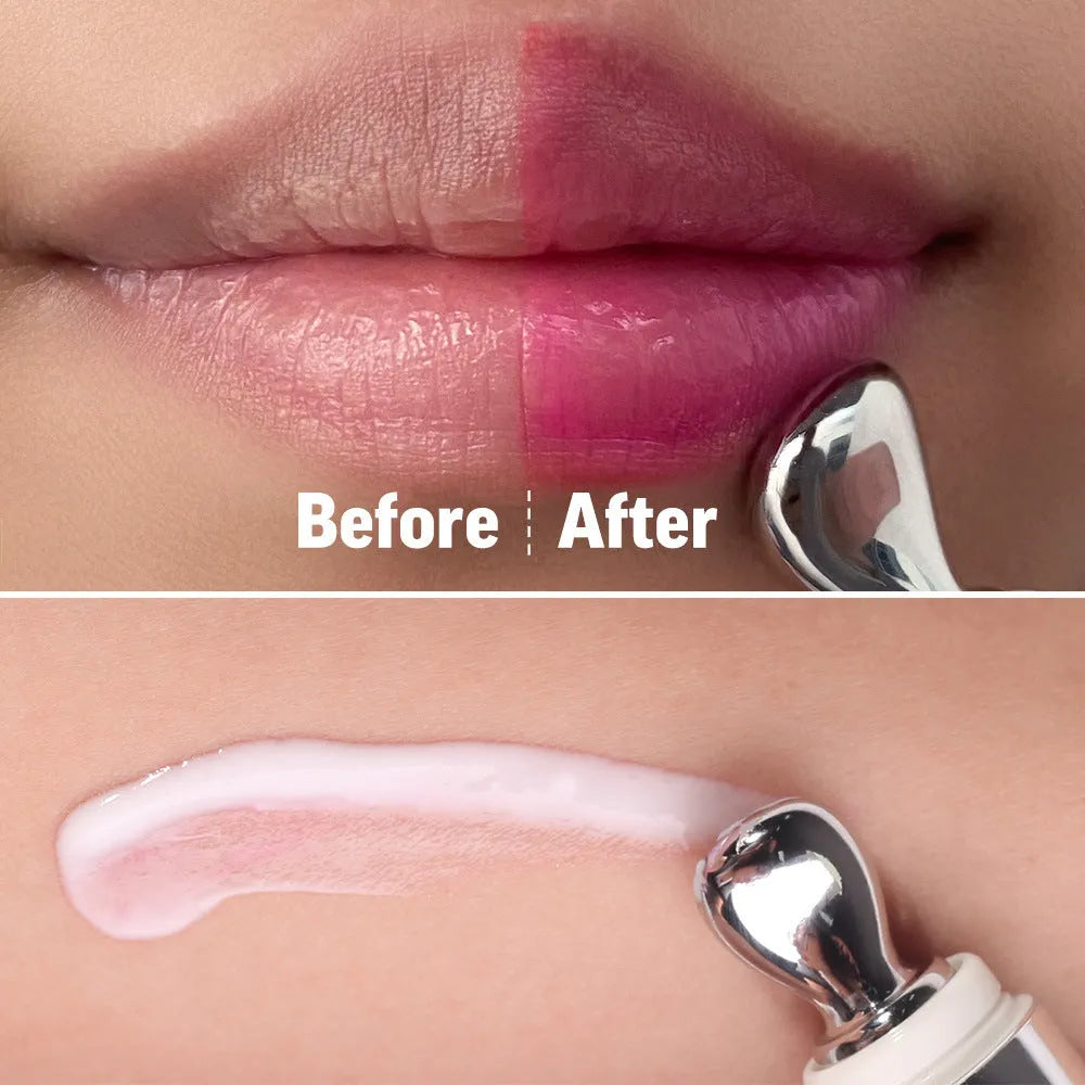 Melatonin Delicate Red Lip Balm 10g in compact box with pink and white colour options