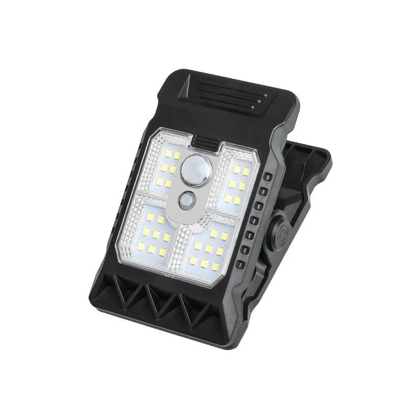 Upgrade intelligent induction solar clip lamp outdoor yard light 7.6x11.2cm