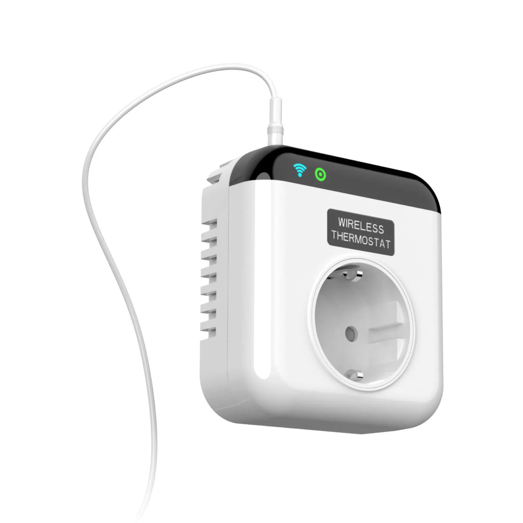 White European smart socket with remote and voice control for 3680W appliances