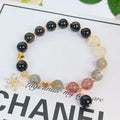 Women's silverstone charm bracelet with electroplated finish showing floral, heart, and star design options