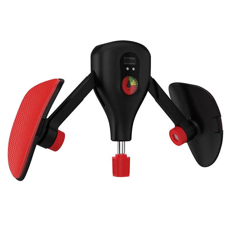 Men's black Kegel Trainer for PC muscle exercise with straps and handle