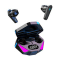 X15 in-ear wireless Bluetooth headset with charging box, multi-color options, and low latency for gaming