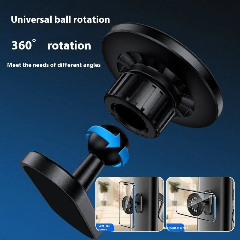 Plastic outdoor photography bracket with double-sided magnetic clip for camera mounting