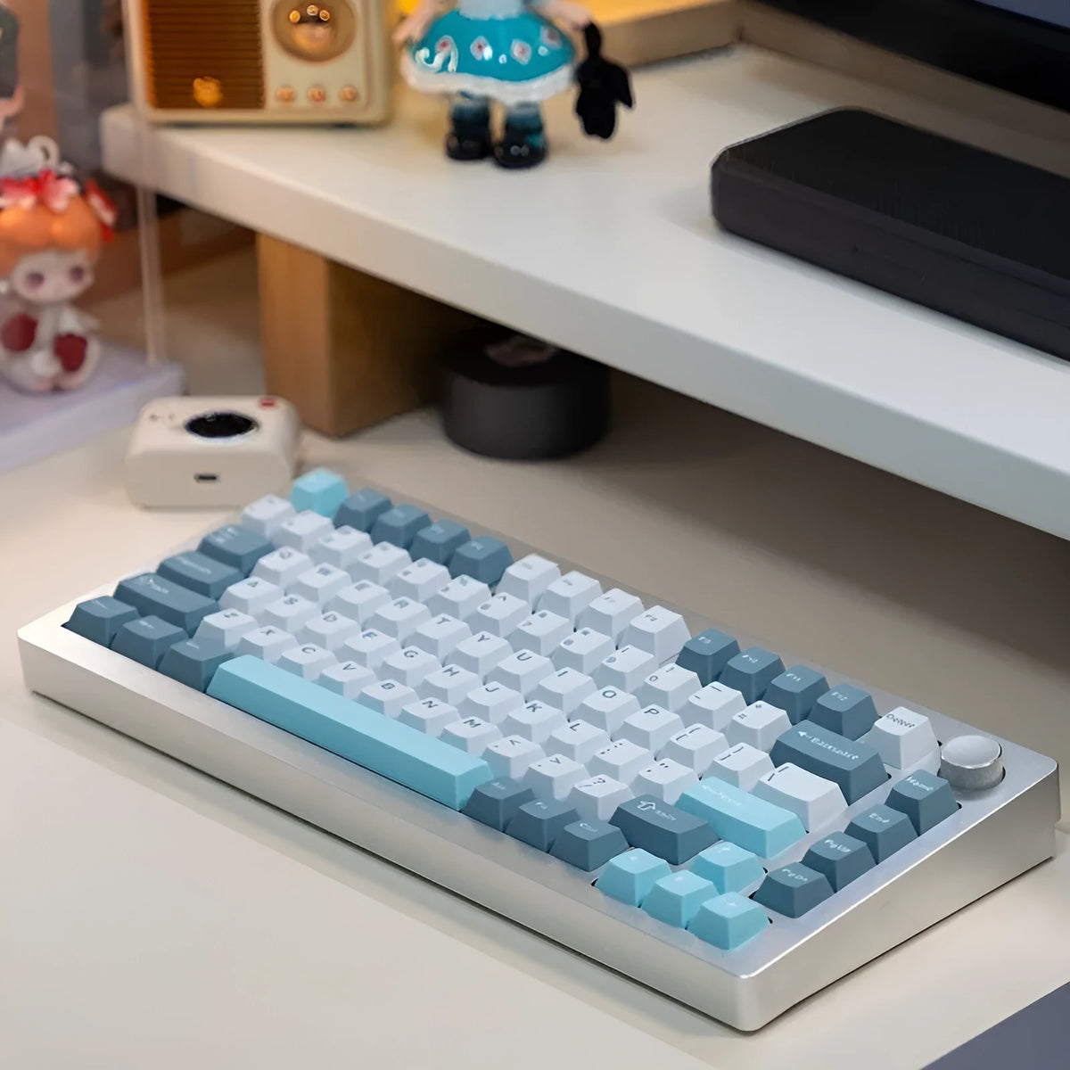 Heiji Snake mechanical keyboard kit aluminium 68-key three-mode wired Bluetooth 2.4G black