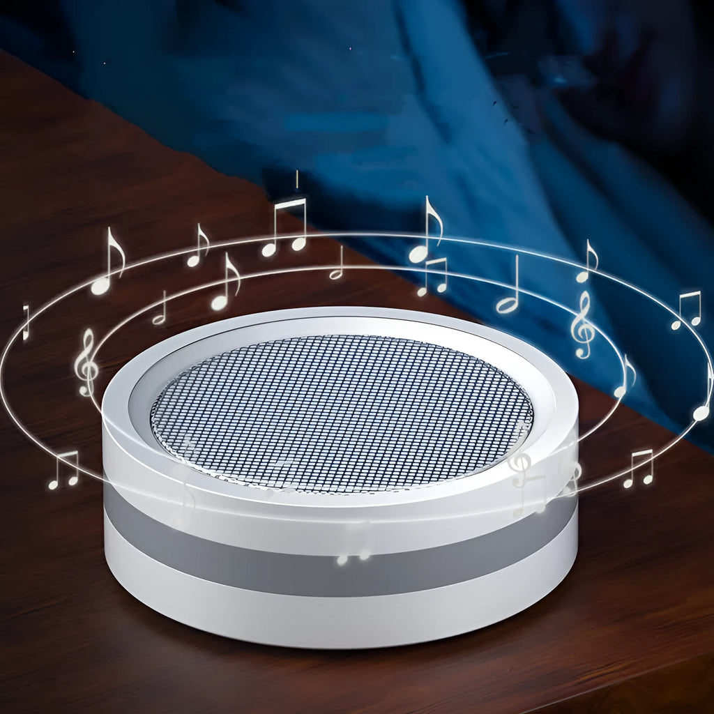 Portable wireless Bluetooth speaker in compact 80x36mm size with ABS build in black