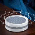 Portable wireless Bluetooth speaker in compact 80x36mm size with ABS build in black