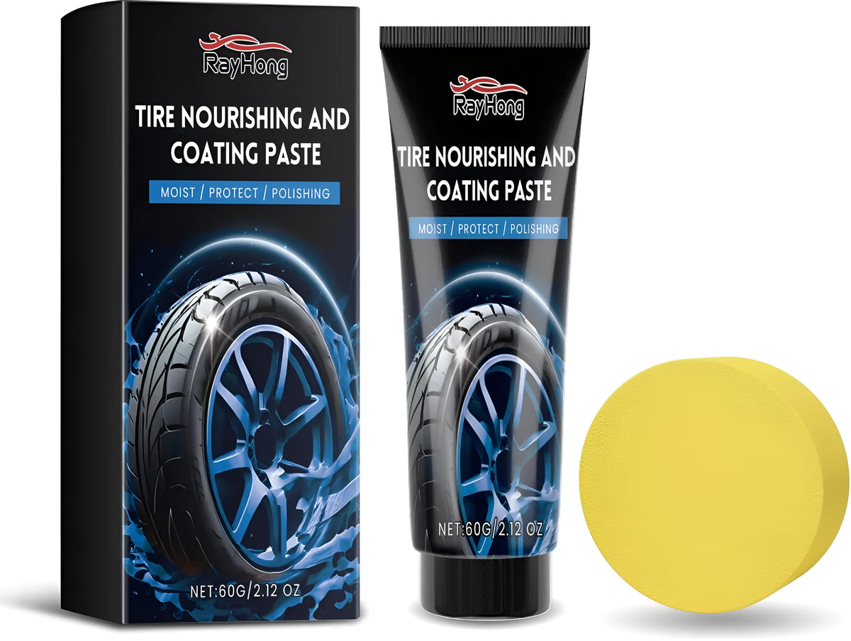60ml car tire retreading paste with sponge applicator and bottle dimensions 5.5 x 13.6 cm