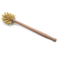 Natural beech wood cleaning brush with sisal bristles, 34.5cm long, for bottle cleaning