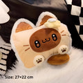 New charging explosion-proof plush hot-water bag with double side heating and Flower Siamese Kitten pattern, 220V