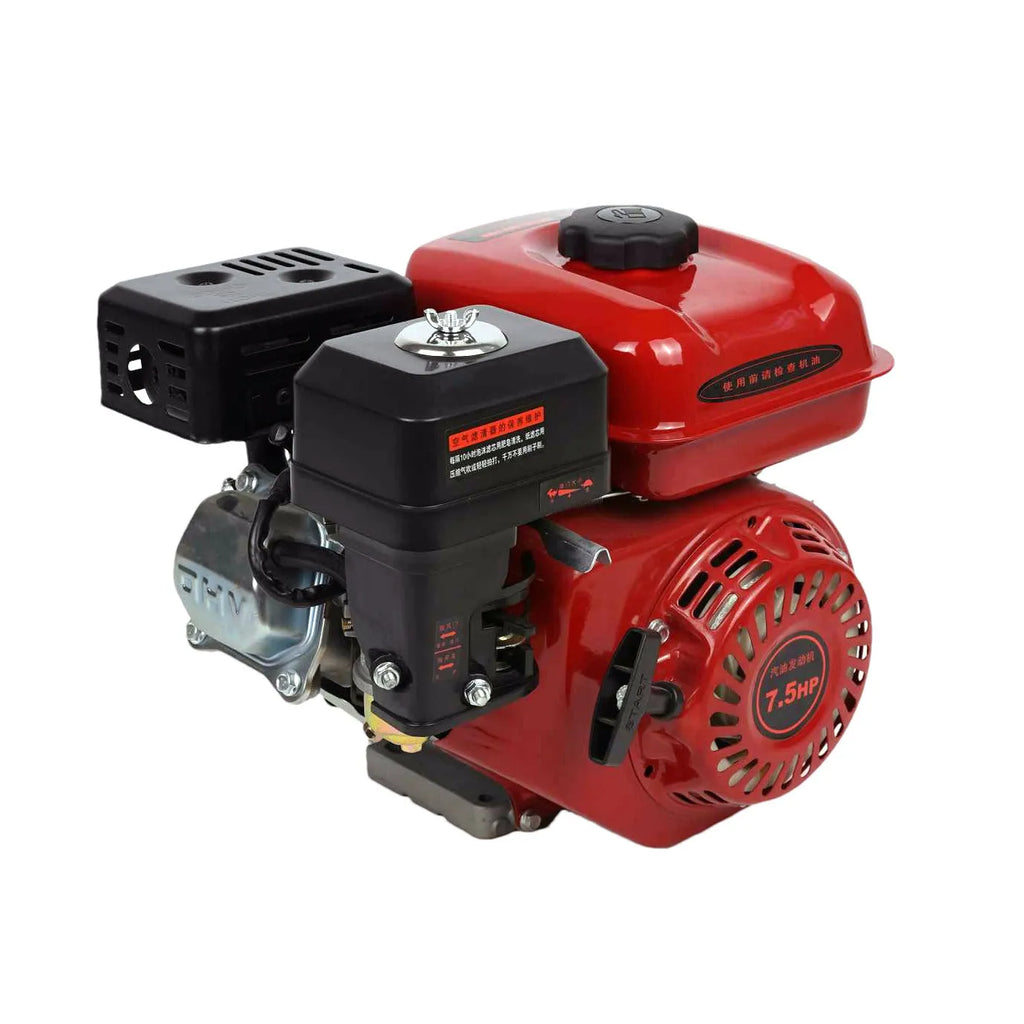 7.5HP single cylinder four stroke air cooled gasoline generator engine in orange colour