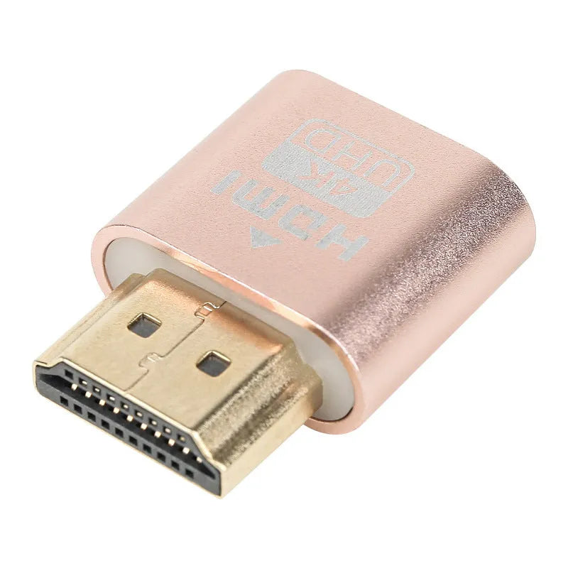 Graphics card HDMI dummy plug virtual display with 26.5mm interface in multiple colour options
