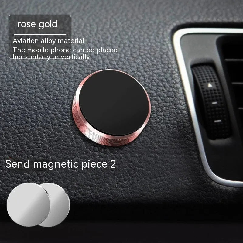 Dot magnetic car phone holder with air vent clip in zinc alloy construction