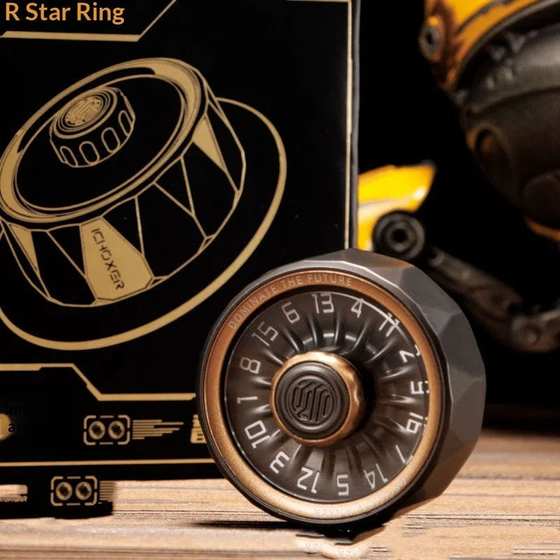 Starloop zinc alloy metal fidget spinner in Star Ring Turntable colour for stress relief play