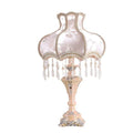 European-style romantic princess table lamp 55cm high with remote control on bedside table
