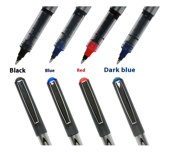 Water-based quick-drying signature pen with 0.5mm tip and plastic barrel in multiple ink colour options