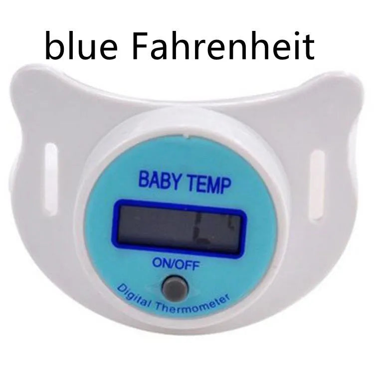 Baby pacifier digital thermometer in Pink colour for infant temperature monitoring