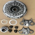 6DCT250 dual clutch and kit assembly with automatic clutch and pickling plate construction on white background