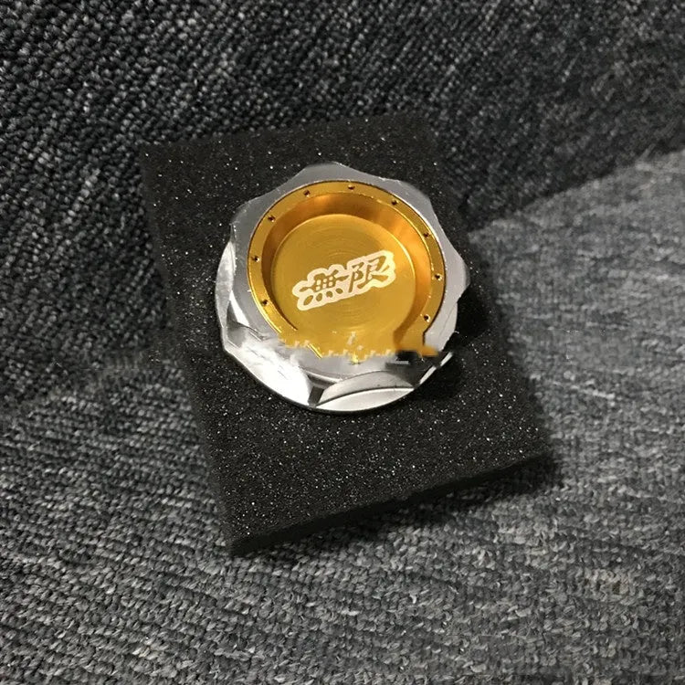 Aluminum alloy anti-leakage oil filter cap for Honda vehicles in six colour options