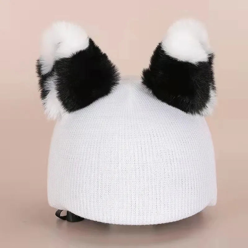 Plush cartoon character helmet cover in size medium, one of 31 available style options.
