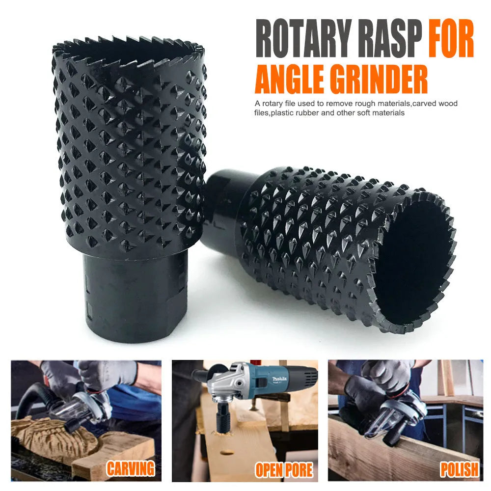 Spherical grinding head for angle grinder woodworking with M10 M14 thread