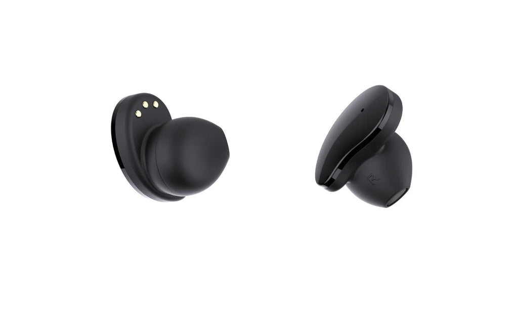 Sports smart watch with Bluetooth headset combo in black ABS design