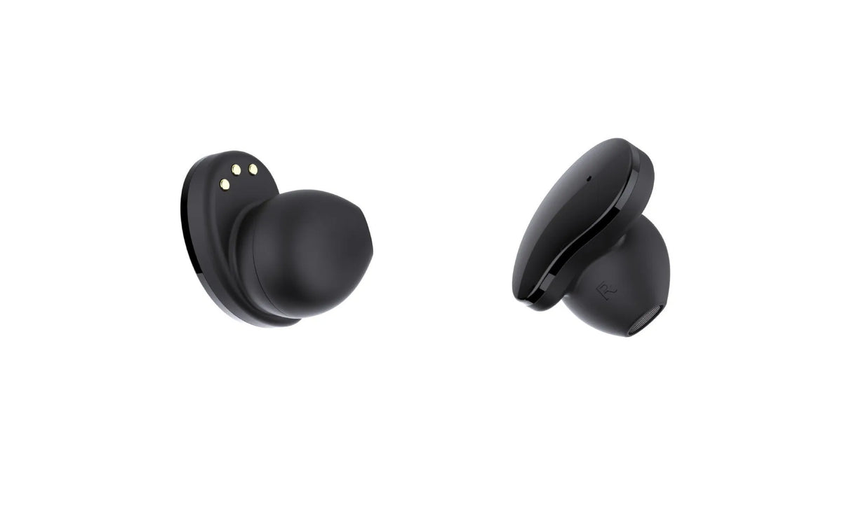 Sports smart watch with Bluetooth headset combo in black ABS design