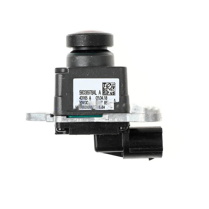 Black plastic rear view reversing camera for Dodge trucks