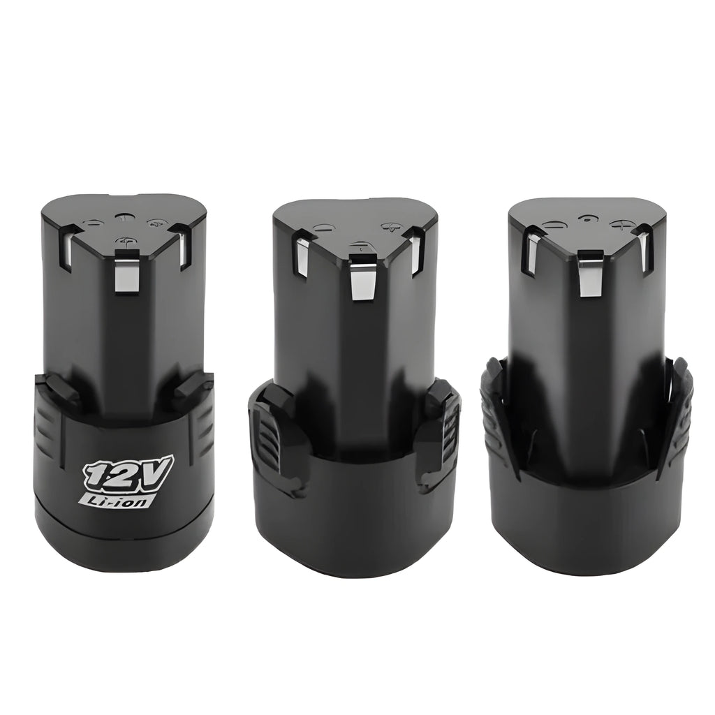 12V 1500mAh black lithium battery for power tools electric drill screwdriver