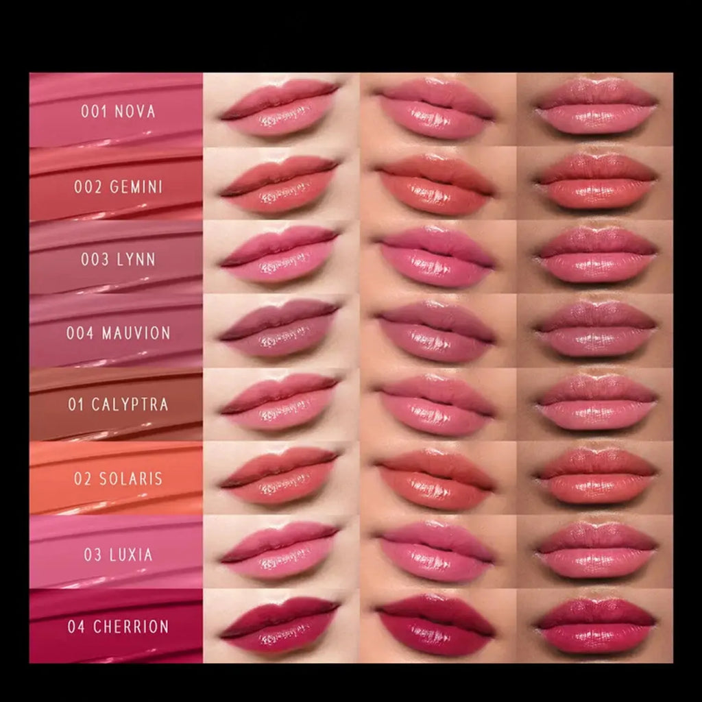 Mirror-like water glow lip gloss in BN7242A and BN7242B shades with long-lasting waterproof non-transfer formula