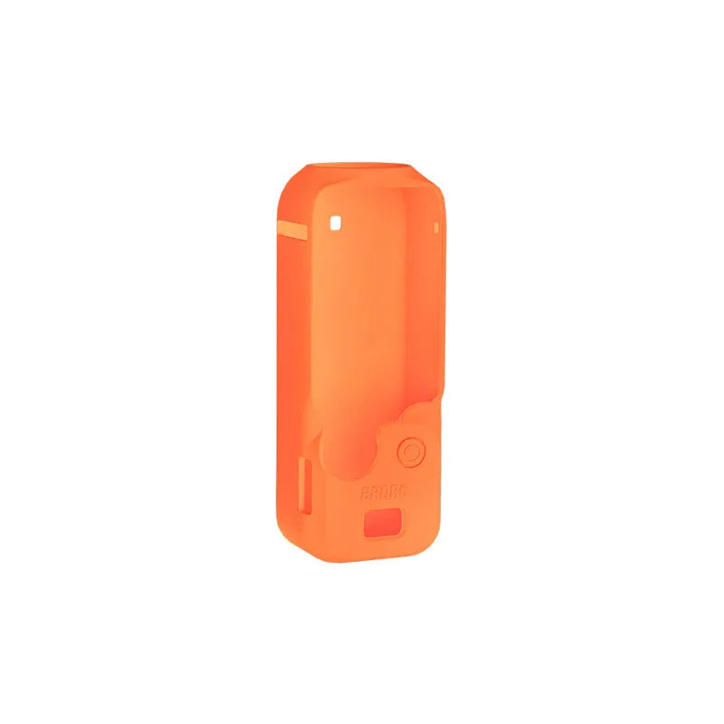 Black silicone protective sleeve for PTZ camera body showing non-slip texture and form-fitting design