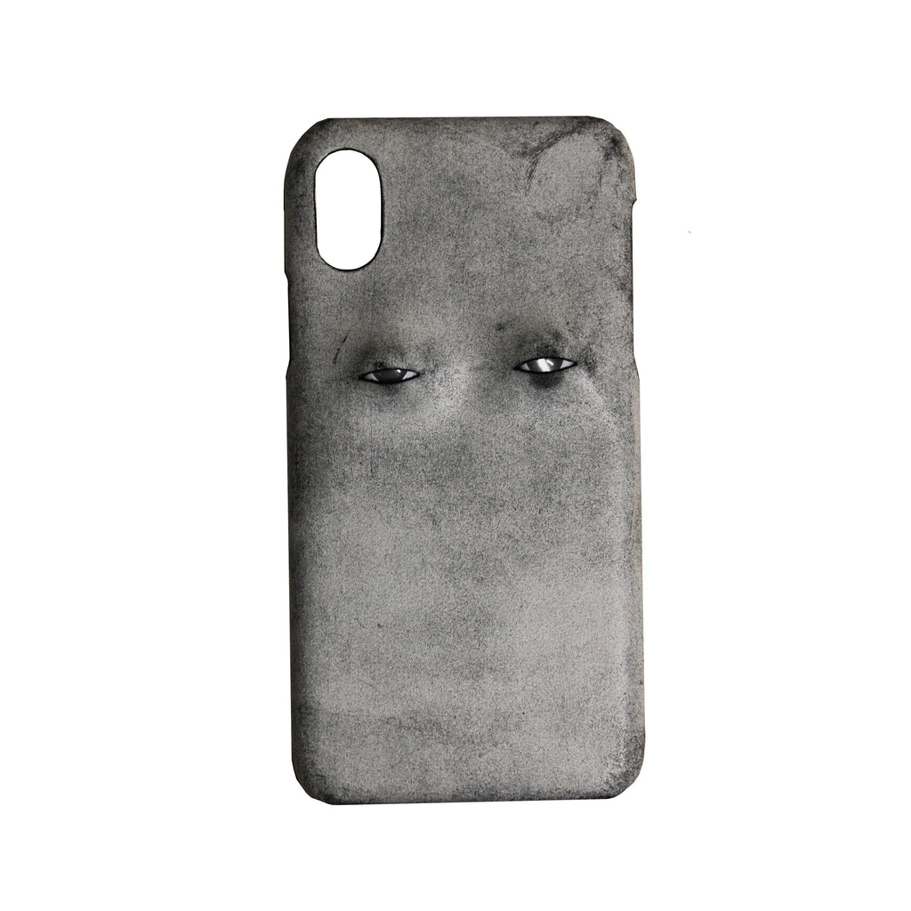 Vintage distressed cowhide leather phone case for iPhone with single eye style protective cover