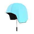 76cm long handle umbrella with dual sun and rain protection in vinyl laminated NC fabric