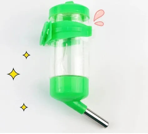 Plastic ball kettle pet water feeder in green, yellow, pink, white, and sky blue colours with multiple capacity options