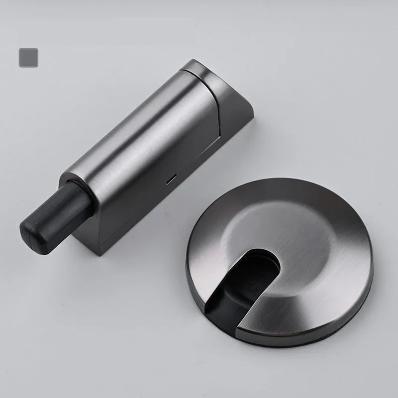 Modern simplicity zinc alloy invisible door stopper in six colour options
