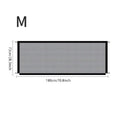 Foldable pet dog fence made of fibreglass mesh for indoor use, no drilling required, with hooks for doorway installation