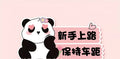 Reflective car bumper sticker with 'Beginner Driver' panda design, measuring 23 by 12 centimetres.